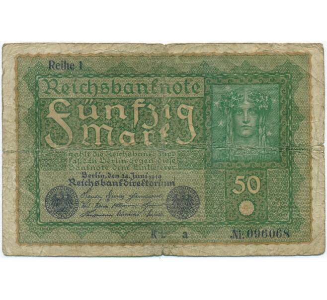 Банкнота 50 марок 1919 года Германия (Артикул B2-11796)
