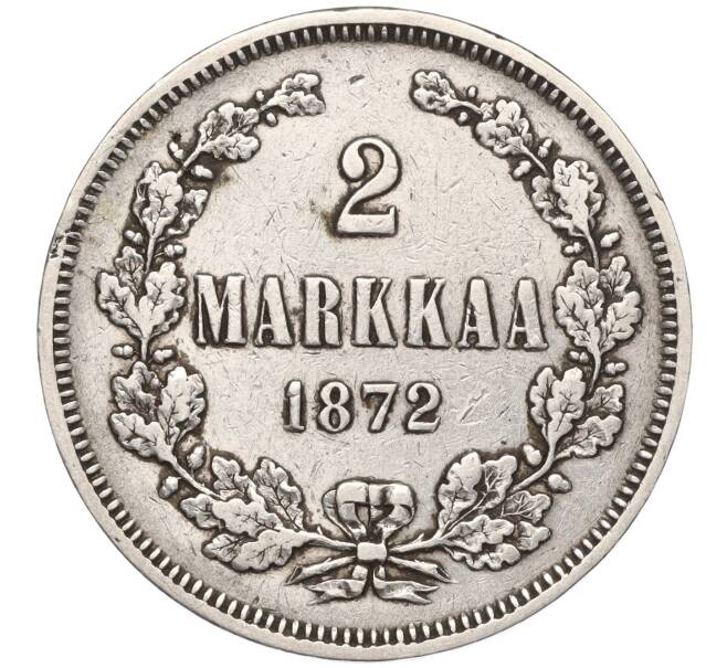 Монета 2 марки 1872 года Русская Финляндия (Артикул: M1-55745) — Фото №1
