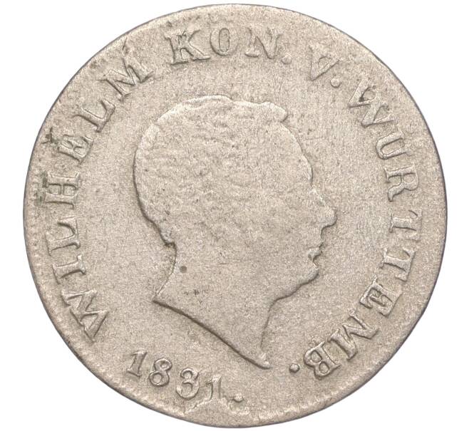 Монета 6 крейцеров 1831 года Вюртемберг (Артикул K11-102780)