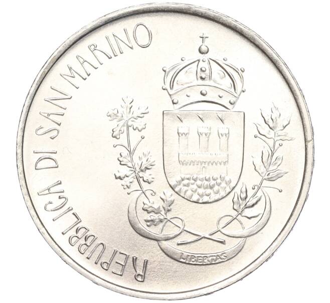 Монета 1000 лир 1981 года Сан-Марино «2000 лет со дня смерти Виргилия» (Артикул: K11-102802) — Фото №2