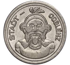 10 пфеннигов 1920 года Германия — город Кобленц (Нотгельд) — Фото №1