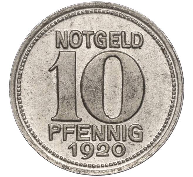 Монета 10 пфеннигов 1920 года Германия — город Кобленц (Нотгельд) (Артикул: K11-102835) — Фото №2