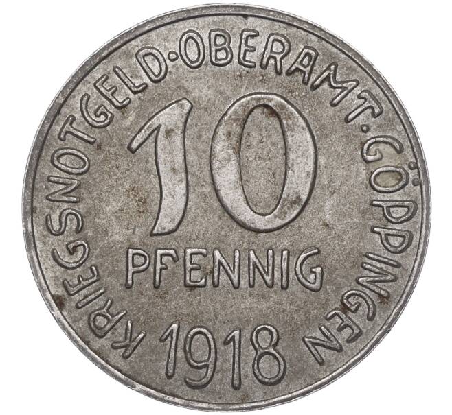Монета 10 пфеннигов 1918 года Германия — город Геппинген (Нотгельд) (Артикул K11-102846)