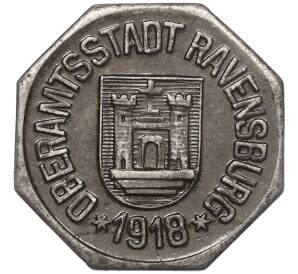 5 пфеннигов 1918 года Германия — город Равенсбург (Нотгельд)