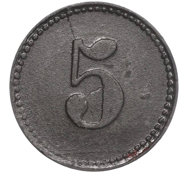 Монета 5 пфеннигов 1917 года Германия — город Тегернзе (Нотгельд) (Артикул K11-102850)