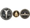 Набор из 3 монет 1989 года США «200 лет Конгрессу» (Артикул M3-1311)