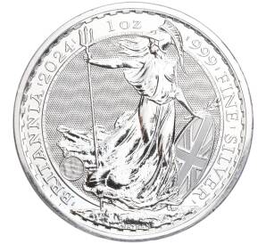 2 фунта 2024 года Великобритания (Карл III) «Британия»