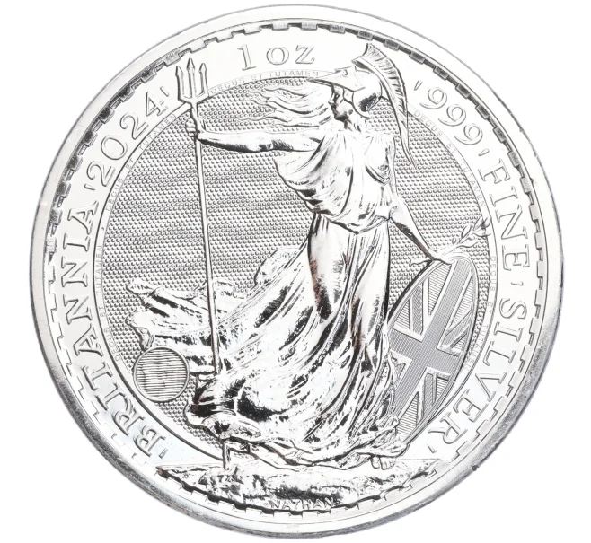Монета 2 фунта 2024 года Великобритания (Карл III) «Британия» (Артикул M2-68273)