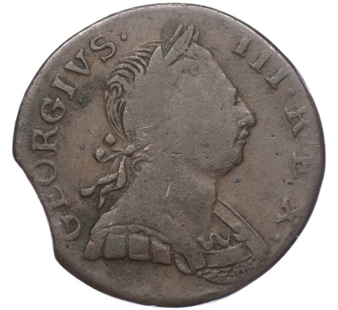 Монета 1/2 пенни 1774 года Великобритания (Артикул: K11-102857) — Фото №2