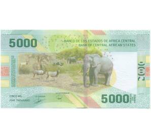 5000 франков 2020 года Центрально-Африканский валютный союз — Фото №2