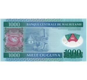 1000 угий 2014 года Мавритания — Фото №1