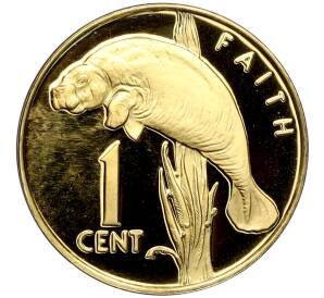 1 цент 1976 года Гайана