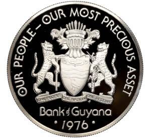5 долларов 1976 года Гайана