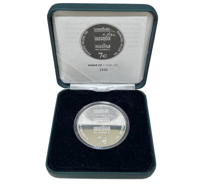 Монета 7 евро 2013 года Эстония «100 лет со дня рождения Раймонда Валгре» (Артикул K11-102931)