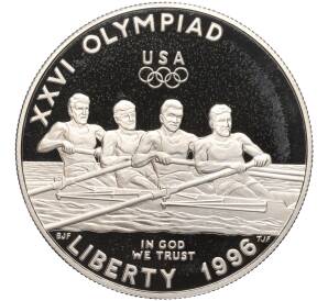 1 доллар 1996 года Р США «XXVI летние Олимпийские Игры 1996 в Атланте — Академическая гребля»