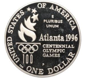 1 доллар 1996 года Р США «XXVI летние Олимпийские Игры 1996 в Атланте — Академическая гребля»