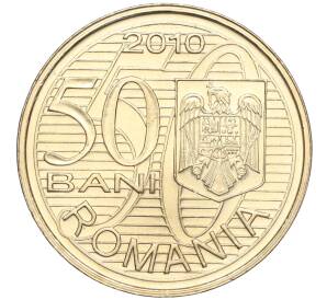 50 бани 2010 года Румыния «100 лет первому полету Аурела Влайка» — Фото №2