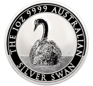 1 доллар 2023 года Австралия «Серебряный лебедь»