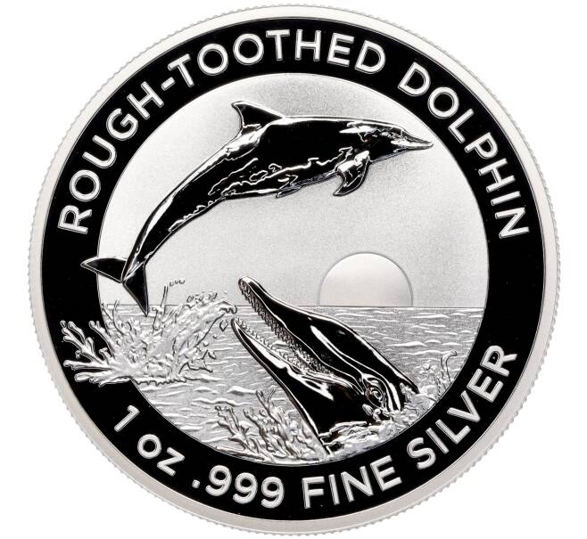 Монета 1 доллар 2023 года Австралия «Крупнозубый дельфин» (Артикул M2-68365)