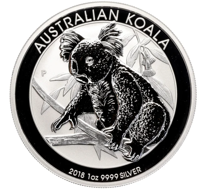 Монета 1 доллар 2018 года Австралия «Австралийская коала» (Артикул M2-68367)