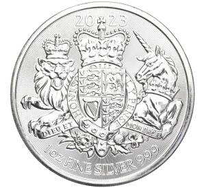 2 фунта 2023 года Великобритания (Карл III) «Королевский герб»