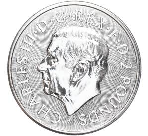 2 фунта 2023 года Великобритания (Карл III) «Королевский герб»