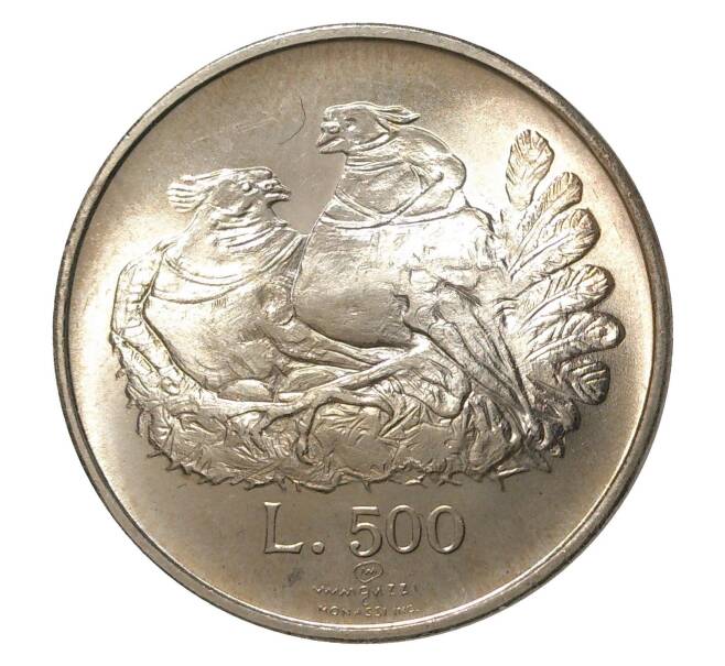 Монета 500 лир 1974 года (Артикул: M2-4452) — Фото №1