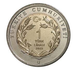 1 лира 2012 года Леопард — Фото №2