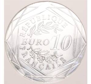 10 евро 2022 года Франция «200 лет со дня рождения Луи Пастера» (в буклете)