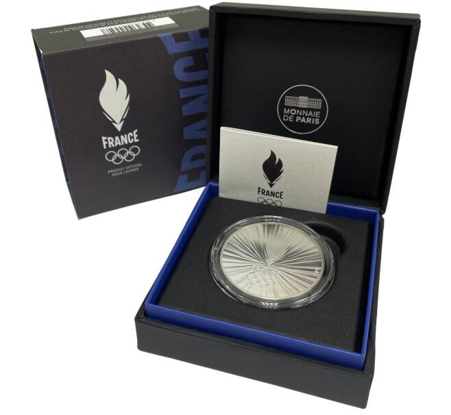 Монета 10 евро 2021 года Франция «XXXIII летние Олимпийские игры в Париже 2024 — Сборная Франции» (Артикул: M2-68380)