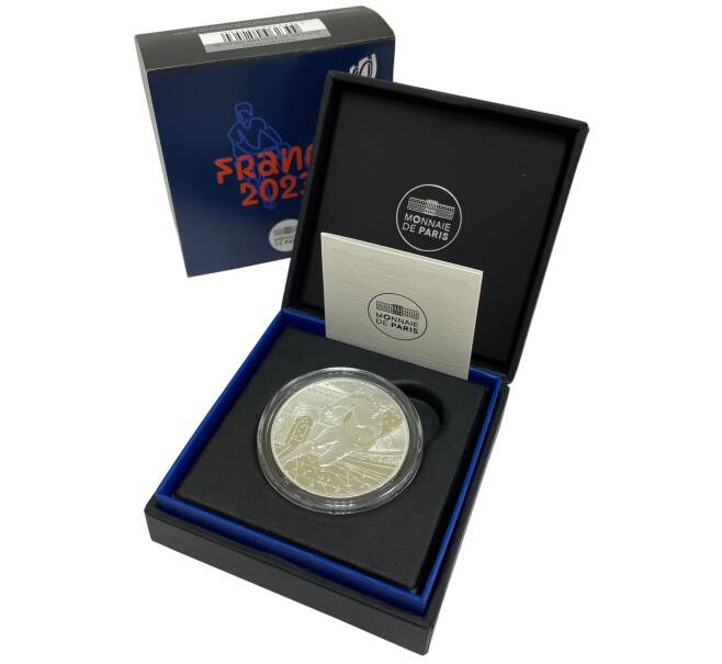 Монета 10 евро 2023 года Франция «Чемпионат мира по регби 2023 во Франции» (Артикул: M2-68382)