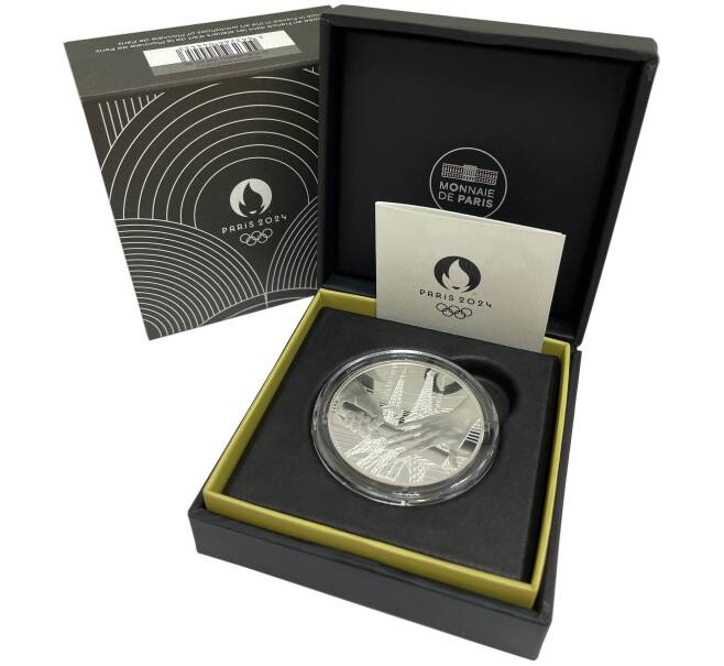 Монета 10 евро 2021 года Франция «XXXIII летние Олимпийские игры в Париже 2024 — Эстафета Токио-Париж» (Артикул: M2-68386)