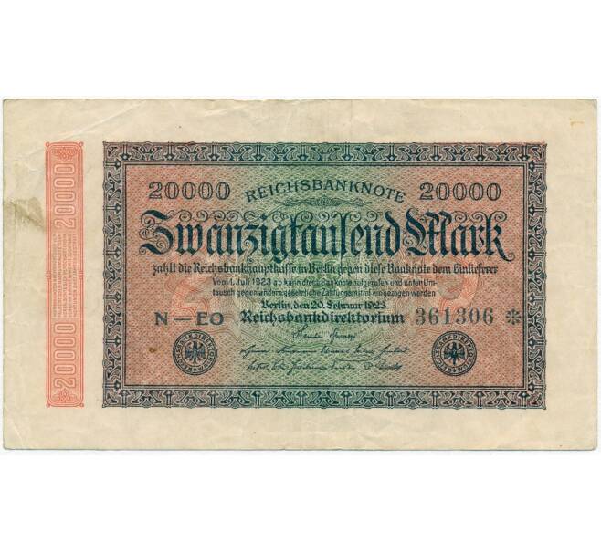 Банкнота 20000 марок 1923 года Германия (Артикул: B2-11964) — Фото №1