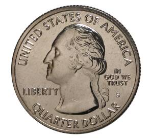 25 центов 2016 года S США Национальные парки — №35 Национальный парк Форт Молтри — Фото №2