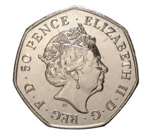 50 пенсов 2016 года 50 лет Битве при Гастингсе — Фото №2