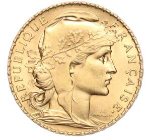 20 франков 1912 года Франция — Фото №2