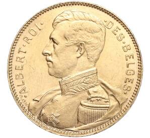 20 франков 1914 года Бельгия — легенда на французском (DES BELGES) — Фото №1