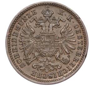 1 крейцер 1885 года Венгрия — Фото №2