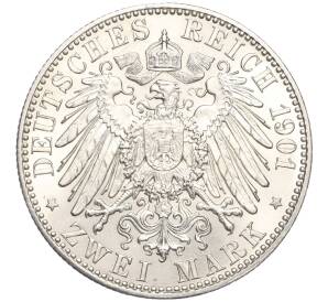2 марки 1901 года Германия (Пруссия) «200 лет Пруссии» — Фото №2