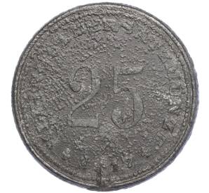 25 пфеннигов 1917 года Германия — город Дингольфинг (Нотгельд) — Фото №2