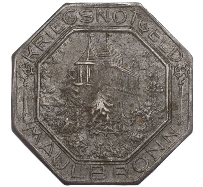 Монета 10 пфеннигов 1918 года Германия — город Маульбронн (Нотгельд) (Артикул: K11-103387) — Фото №1