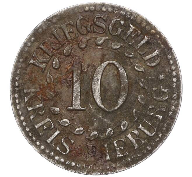 Монета 10 пфеннигов 1918 года Германия — город Дибург (Нотгельд) (Артикул: K11-103392) — Фото №2