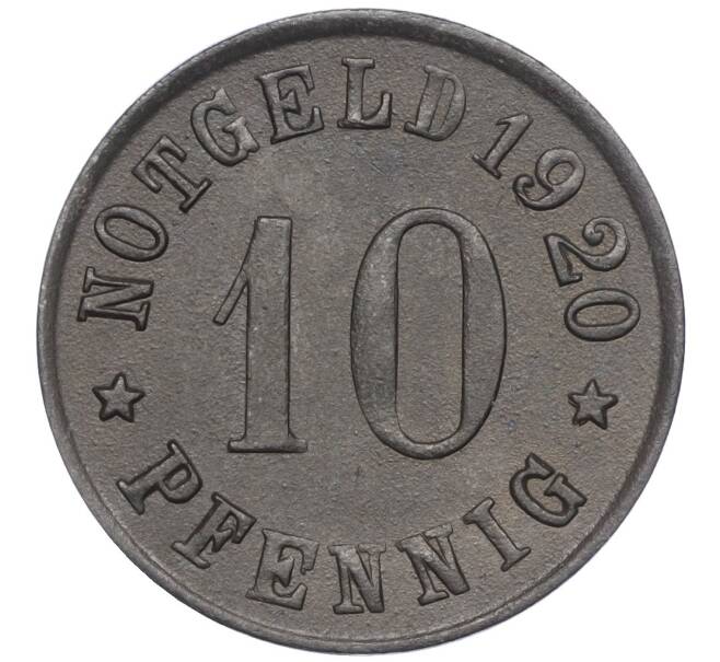 Монета 10 пфеннигов 1920 года Германия — город Ольпе (Нотгельд) (Артикул K11-103393)