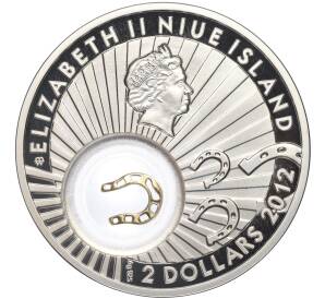 2 доллара 2012 года Ниуэ «Монета на удачу — Подкова» — Фото №2