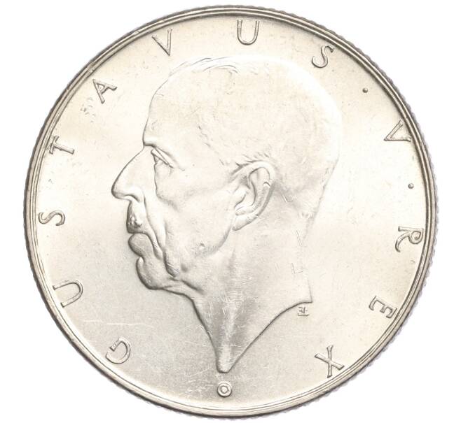 Монета 2 кроны 1938 года Швеция «300 лет поселению Делавэр» (Артикул M2-68695)