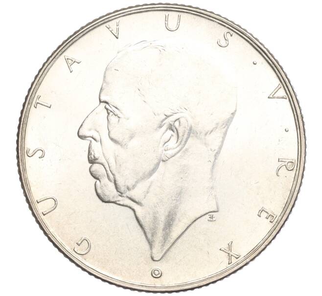 Монета 2 кроны 1938 года Швеция «300 лет поселению Делавэр» (Артикул M2-68696)