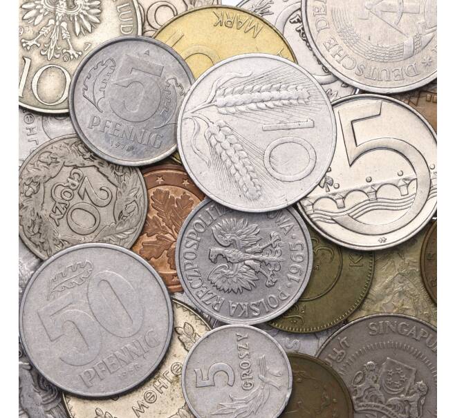 Набор из трех случайных монет Мира — Акция (Для заказов от 2000 р) (Артикул M3-1341)
