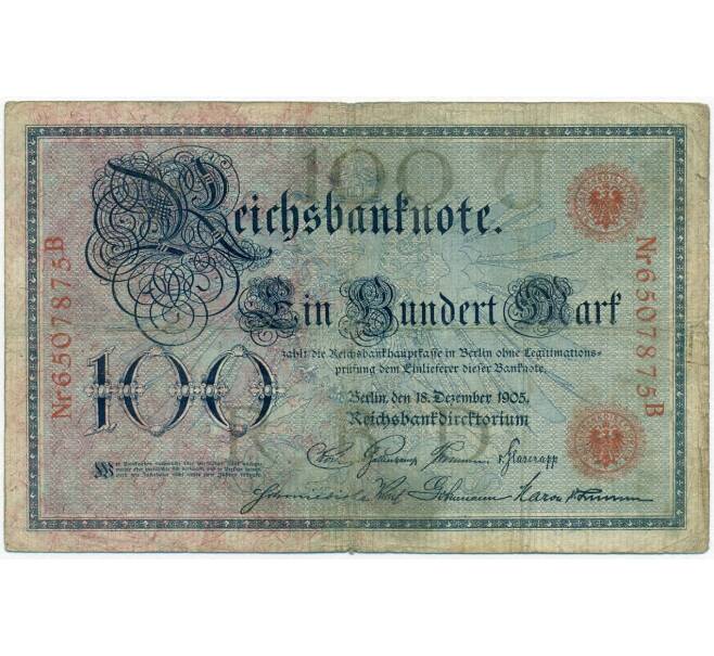 Банкнота 100 марок 1905 года Германия (Артикул: B2-12056) — Фото №1