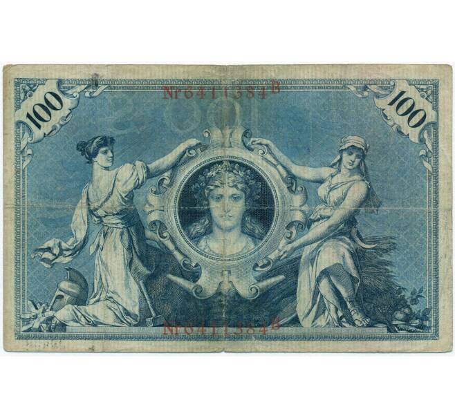 Банкнота 100 марок 1905 года Германия (Артикул: B2-12057) — Фото №2