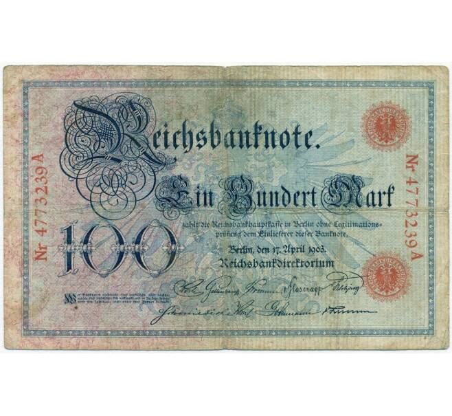 Банкнота 100 марок 1903 года Германия (Артикул: B2-12075) — Фото №1